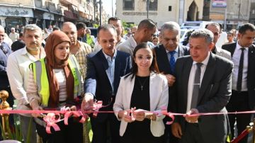 محافظ البحيرة تفتتح معرض أهلا مدارس بأبو حمص