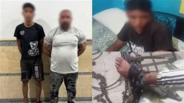 الداخلية تكشف تفاصيل تقييد أب لنجله بسلسلة حديدية في الجيزة لمنعه من تعاطي المخدرات