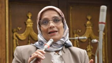 النائبة نجلاء العسيلي: العدوان على قطر تجاوز خطير.. ومصر تقود صفا عربيا ثابتا لردعه النائبة نجلاء العسيلي: العدوان على قطر تجاوز خطير.. ومصر تقود صفا عربيا ثابتا لردعه