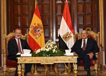 رئيس الشيوخ يستقبل ملك أسبانيا خلال زيارته للقاهرة