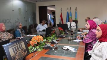 صرف صحي الإسكندرية تبحث استعدادات موسم الشتاء صرف صحي الإسكندرية تبحث استعدادات موسم الشتاء