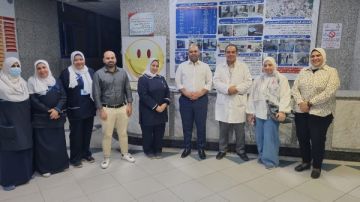 وكيل صحة الإسكندرية يتفقد مستشفى صدر المعمورة