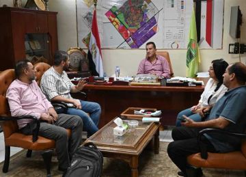 جهاز العاشر يناقش آخر تطورات مسار القطار الكهربائي الخفيف LRT جهاز العاشر يناقش آخر تطورات مسار القطار الكهربائي الخفيف LRT