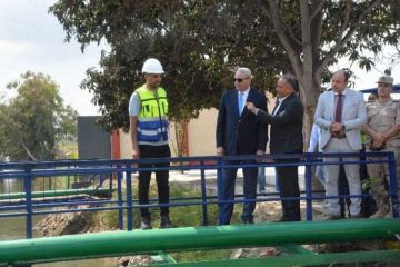 محافظ الغربية يفتتح محطة مياه محلة زياد النقالي المطورة.. صور