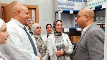 وكيل صحة الإسكندرية يتفقد مستشفى صلاح العوضي بالعجمي