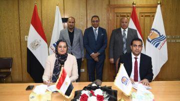 بروتوكول تعاون بين قنا وجامعة عين شمس لإعداد دليل هوية بصرية