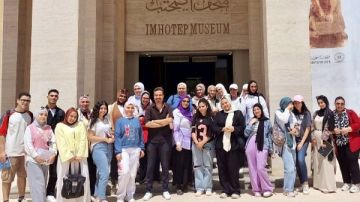 متحف ايمحتب ينفذ برنامجا متحفيا لتدريب ٢٥ طالبا وطالبة