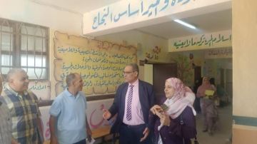 وكيل تعليم بني سويف يتفقد مدارس إهناسيا استعدادا للعام الدراسي الجديد