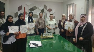 وكيل تعليم كفر الشيخ يكرم الطالبات الفائزات في مسابقة مواهب مصرية