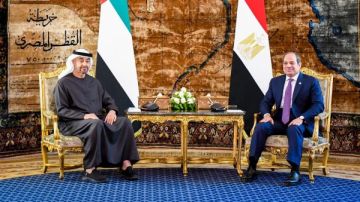 تفاصيل مباحثات الرئيس السيسي والشيخ محمد بن زايد فى القاهرة.. فيديو وصور