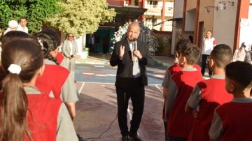 جولات تفقدية لوكيل تعليم بورسعيد في أول أيام العام الدراسي