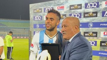 محمد الشيبي رجل مباراة بيراميدز وزد في بطولة الدوري