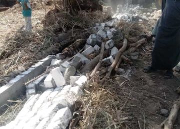 إزالة حالة بناء مخالف في المهد بمدينة الأقصر إزالة حالة بناء مخالف في المهد بمدينة الأقصر