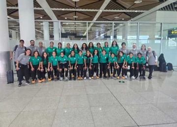 بعثة منتخب مصر للكرة النسائية تصل مالابو استعدادا لمواجهة غينيا الاستوائية