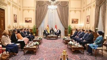 رئيس مجلس النواب يستقبل الملك فيليب السادس ملك إسبانيا