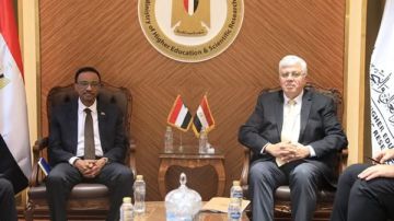 وزير التعليم العالي يلتقي نظيره السوداني لبحث سبل تعزيز التعاون المشترك