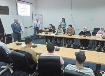افتتاح فعاليات البرنامج التدريبي الأول لمشروعات التخرج لطلاب جامعة بنها