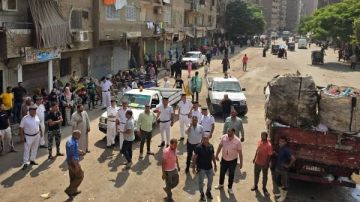 رفع 450 حالة إشغال وتعد من الباعة الجائلين بالعمرانية