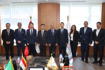 الرئيس التنفيذي لوكالة الفضاء المصرية يستقبل وفدا دبلوماسيا من البعثة الصينية لدى الاتحاد الإفريقي