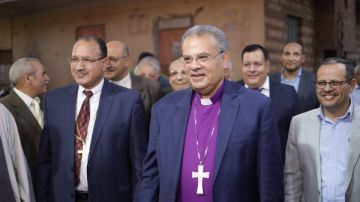 رئيس الطائفة الإنجيلية يشارك في افتتاح الكنيسة الإنجيلية بعزبة شاهين بعد تجديدها