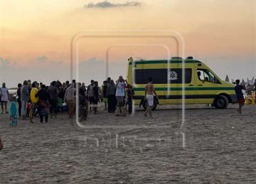 فسحة تحولت لكارثة.. إصابة سيدتين في حادث دراجة مائية بشاطئ رأس البر