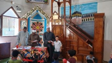 أوقاف الأقصر تنظم لقاء تثقيفي للأطفال بمسجد الخليل إبراهيم بأرمنت