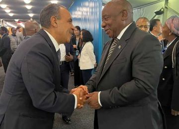 وزير الخارجية يلتقي رئيس جنوب أفريقيا على هامش اجتماعات الجمعية العامة للأمم المتحدة