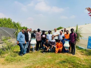 جهاز حماية وتنمية البحيرات والثروة السمكية: ختام البرنامج التدريبي لوفد غانا بمزرعة الزاوية