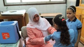 صحة الشرقية: تطعيم 521 ألف طالب مع بداية العام الدراسي ضد الإلتهاب السحائي صور