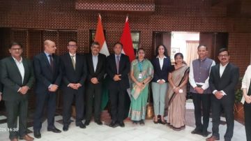 التمثيل التجاري يروج للاستثمار في مصر خلال مؤتمر الهند أفريقيا بنيودلهي