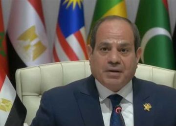 السيسي: الممارسات الإسرائيلية تخطت كافة الخطوط الحمراء