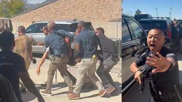 لحظة اعتقال المشتبه به في إنهاء حياة الناشط الأمريكي تشارلي كيرك .. فيديو