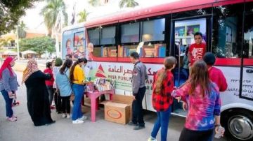 المكتبة المتنقلة لـ مصر العامة تتواجد اليوم بشارع الجلاء في بورفؤاد المكتبة المتنقلة لـ مصر العامة تتواجد اليوم بشارع الجلاء في بورفؤاد