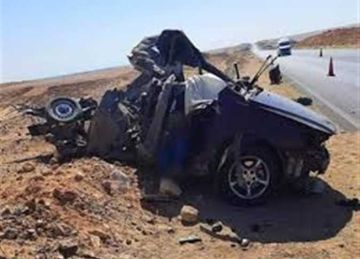 إصابة 5 أشخاص بينهم أطفال فى تصادم سيارتين بمطروح