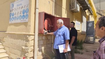 لجنة ميدانية تراجع إجراءات السلامة بمحطة تحلية مياه اليسر بالغردقة لجنة ميدانية تراجع إجراءات السلامة بمحطة تحلية مياه اليسر بالغردقة