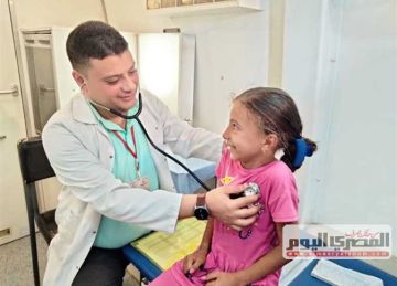 فحص 954 مواطنا مجانا خلال قافلة طبية بالحامول في كفر الشيخ