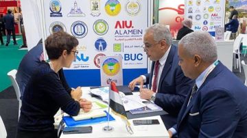 جامعة طنطا تواصل مشاركتها الفعالة بجلسات ثنائية مكثفة مع ممثلي عدد من الجامعات الدولية