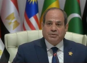 السيسي: لن نقبل بالاعتداء على سيادة دولنا ولن نسمح بإفشال جهود السلام