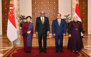 السيسي والرئيس السنغافوري يشهدان توقيع مذكرات تفاهم لتعزيز الشراكة الثنائية