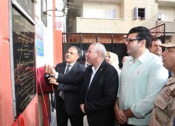 بتكلفة 8.2 مليون جنيه.. محافظ الشرقية يفتتح مدرسة كفر أبو جبل الإبتدائية بالزقازيق