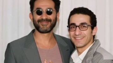حبيبي.. أحمد حلمي يستعين بالذكاء الاصطناعي في تريند صورتك مع المشاهير