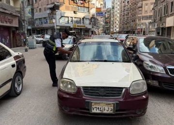 حملات مرورية موسعة لضبط تعريفة التاكسي ومنع تقسيم الخطوط في الدقهلية