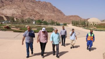 رئيس مياه سيناء يتفقد مشروعات سانت كاترين ويستمع لمطالب الأهالي