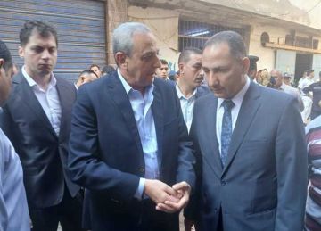 خروج 20 حالة من المصابين في حريق مصبغة المحلة