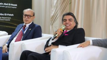 جمال شعبان يشارك في المؤتمر السنوي للقلب بمستشفى كفر الشيخ العام صور