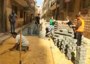 لتحسين البنية التحتية.. استمرار أعمال رصف وتطوير عدة طرق في القليوبية