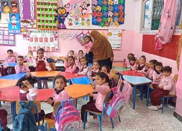 لجنة من وزارة التربية والتعليم تتابع انتظام الدراسة بشمال سيناء (صور)