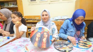 أنشطة وتدريب على الحرف في إطار مبادرة تمكين بقرية كفر دمرو بالغربية