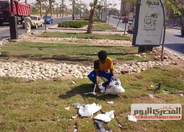  بعد ما الدنيا هديت .. أطفال السودان يعودون مجددا لتنظيف شوارع حدائق أكتوبر (صور)