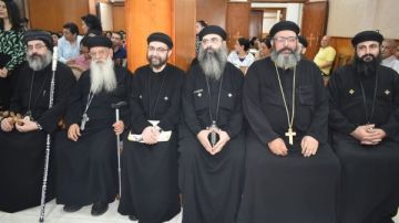 قداس عيد النيروز بإيبارشية المنصورة بحضور الأنبا أكسيوس